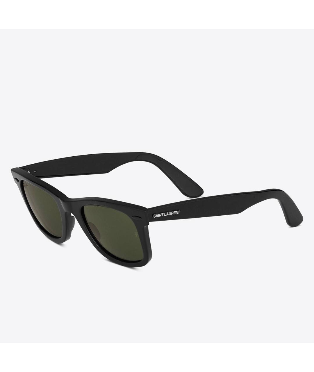 RAY BAN Черные пластиковые солнцезащитные очки, фото 3