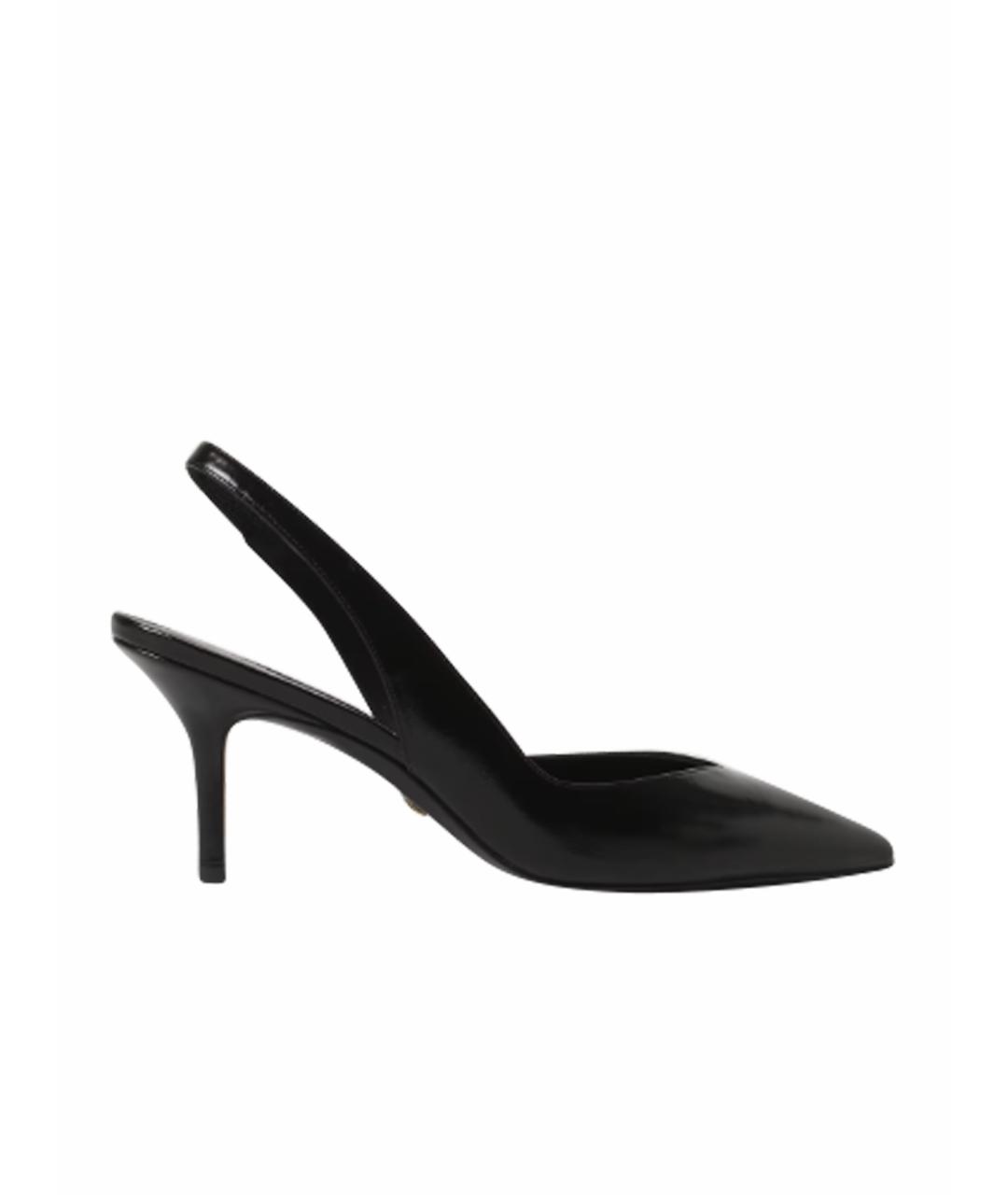 STUART WEITZMAN Черные кожаные туфли, фото 1