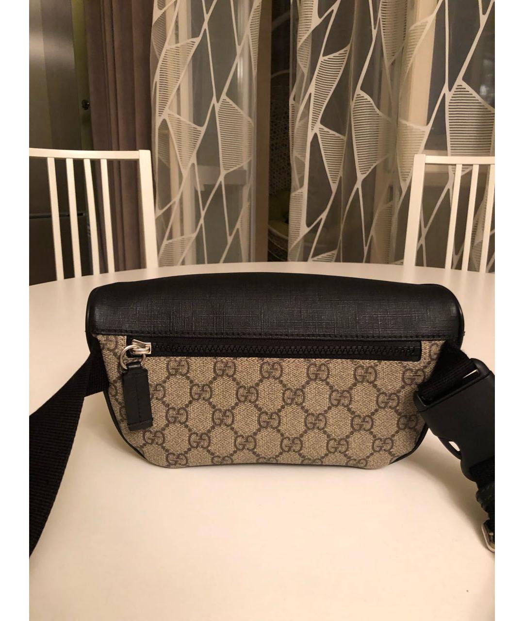 GUCCI Бежевая поясная сумка, фото 3