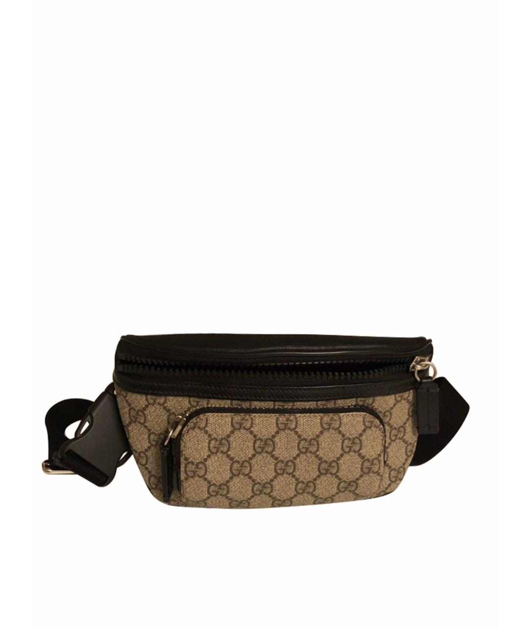 GUCCI Бежевая поясная сумка, фото 1