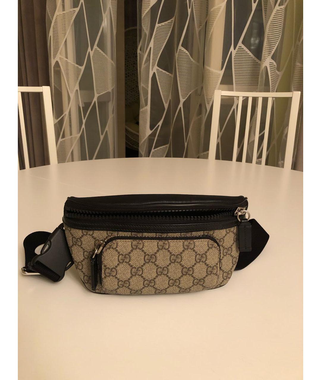 GUCCI Бежевая поясная сумка, фото 7
