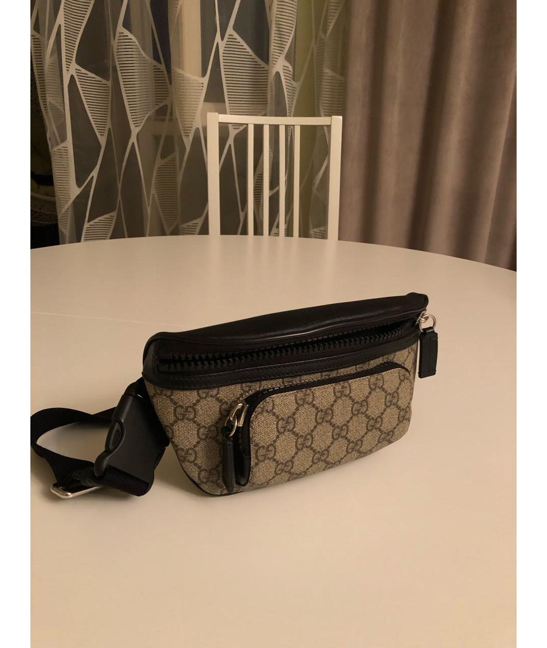 GUCCI Бежевая поясная сумка, фото 2