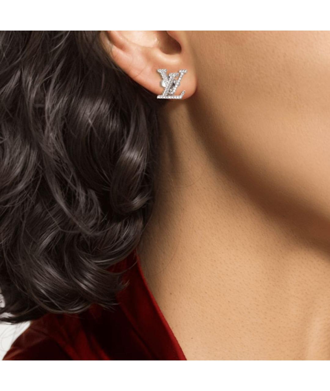 LOUIS VUITTON Серебряные серьги, фото 4