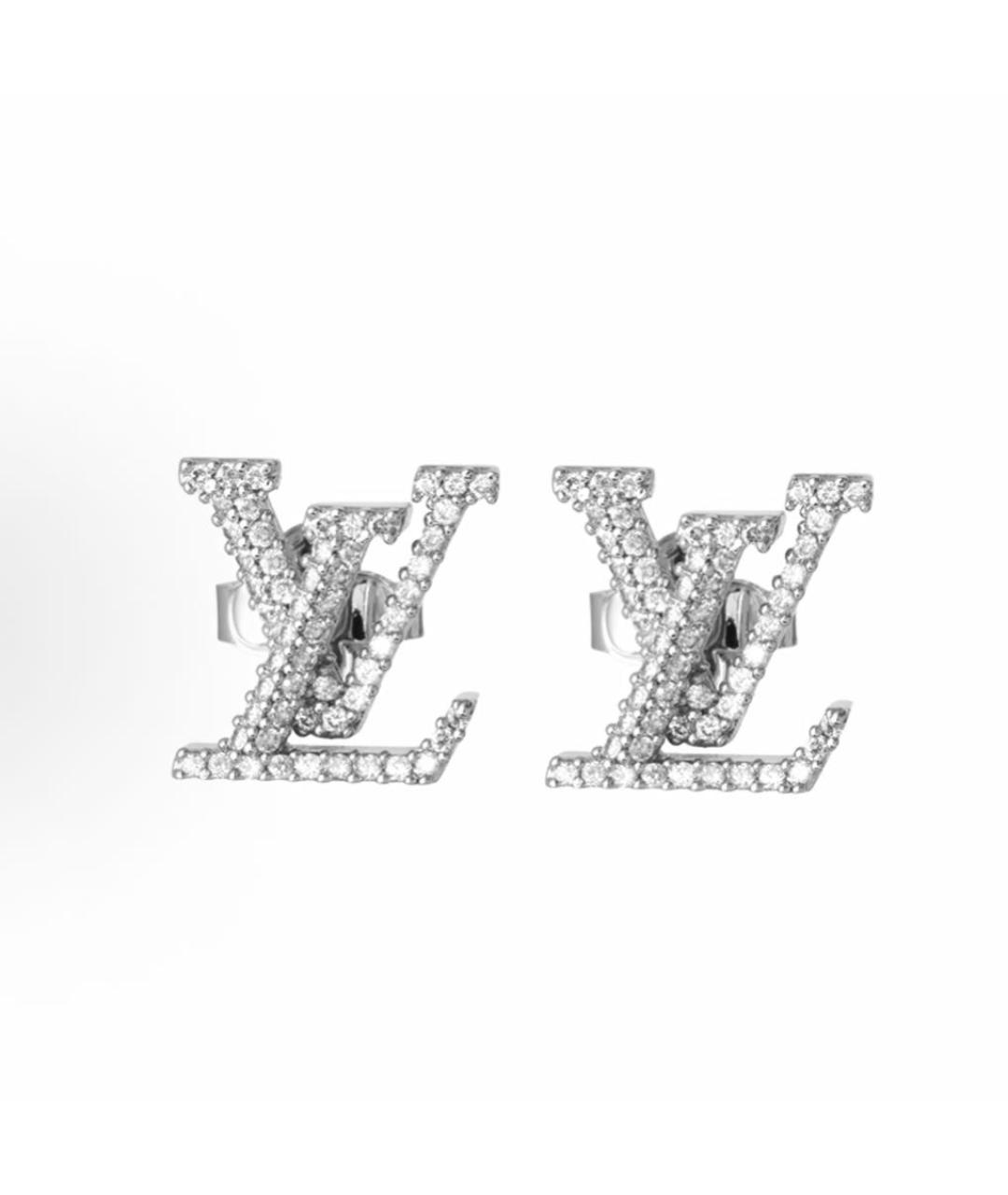LOUIS VUITTON Серебряные серьги, фото 5