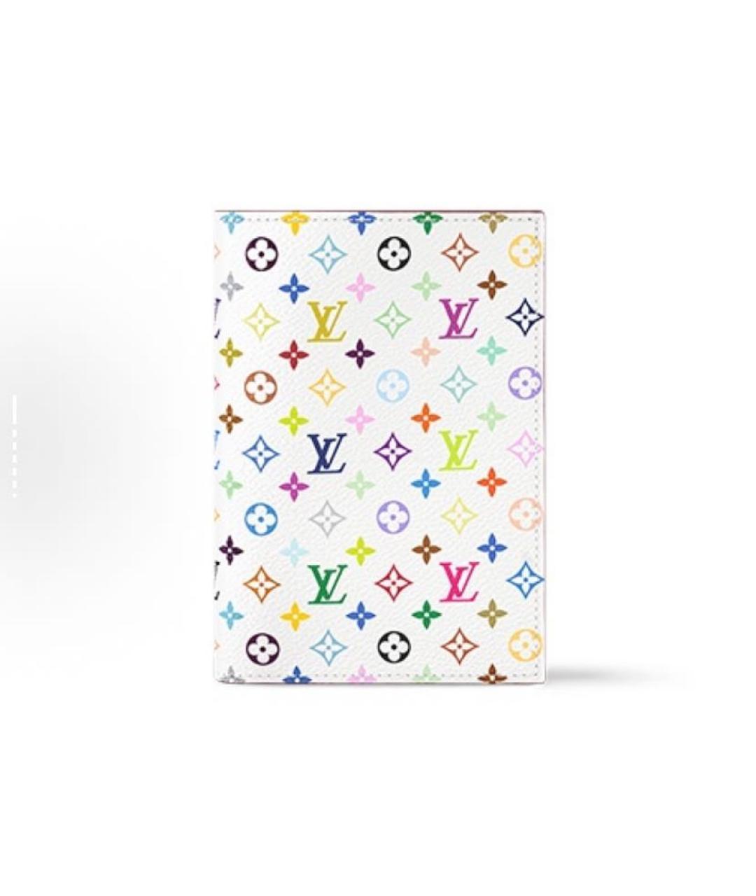LOUIS VUITTON Белый кожаный кошелек, фото 1