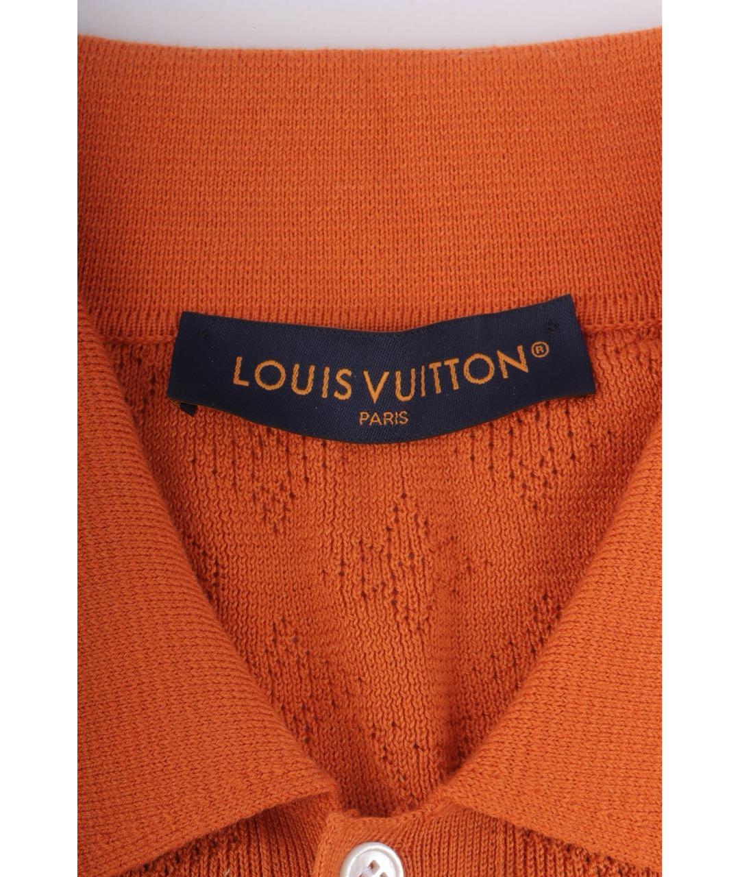 LOUIS VUITTON Оранжевая хлопковая кэжуал рубашка, фото 6