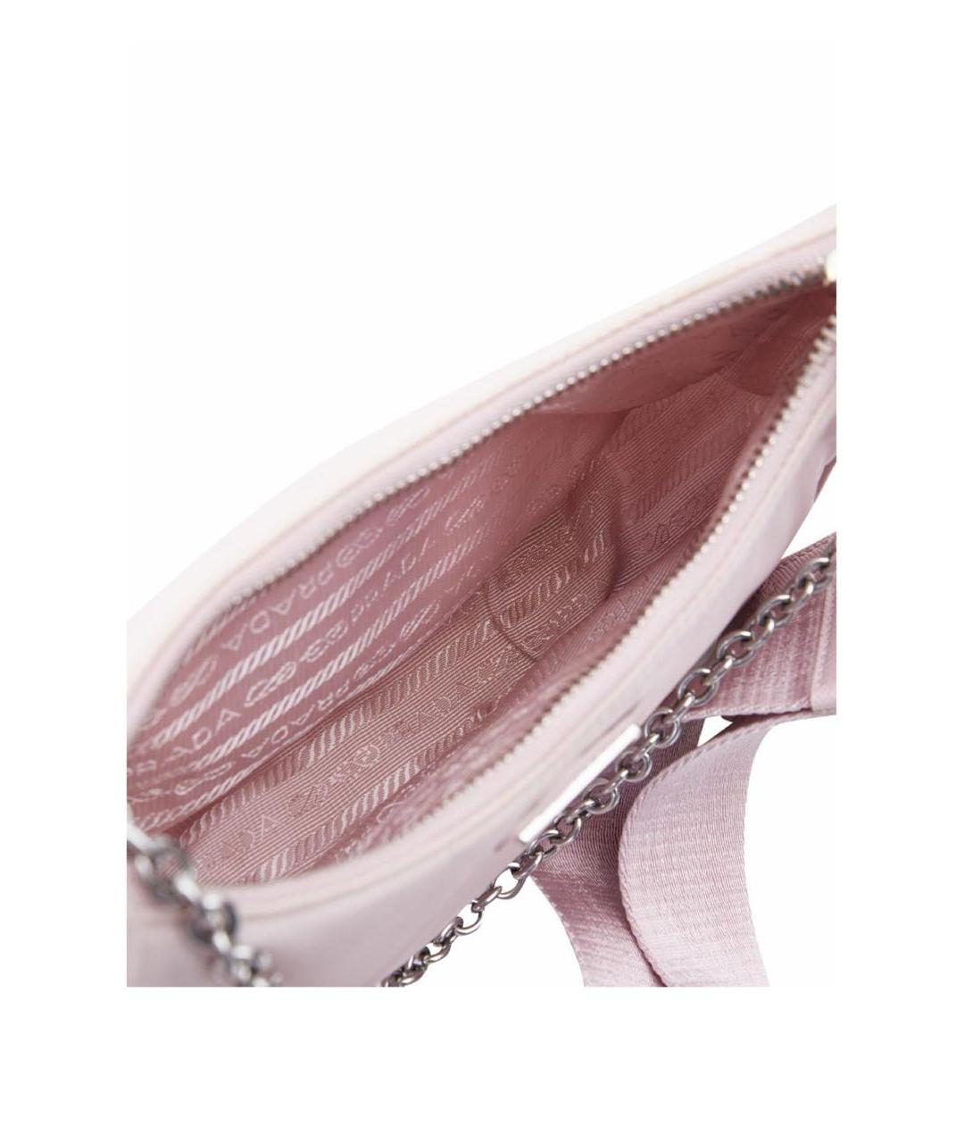 PRADA Розовая сумка через плечо, фото 3