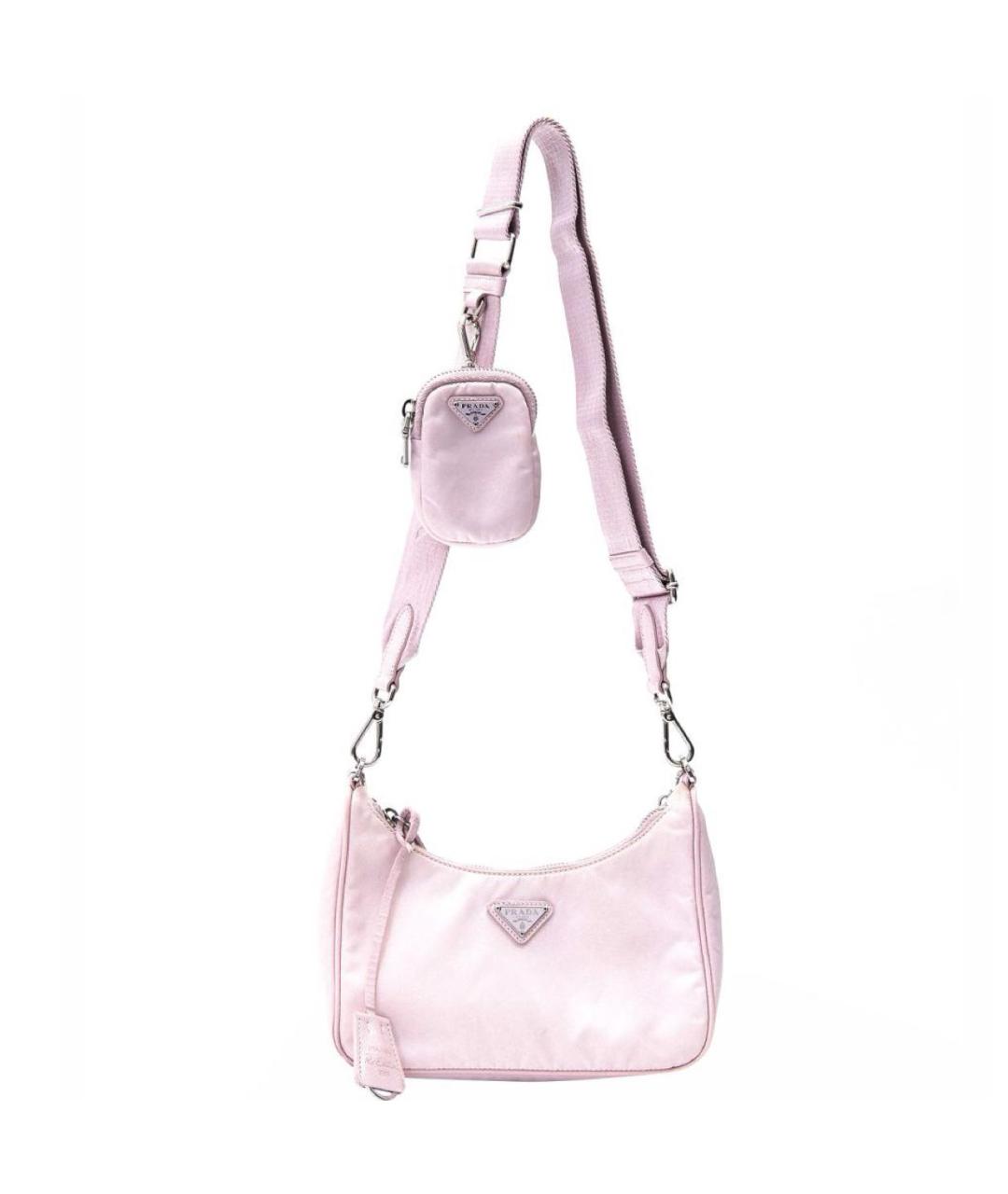 PRADA Розовая сумка через плечо, фото 4