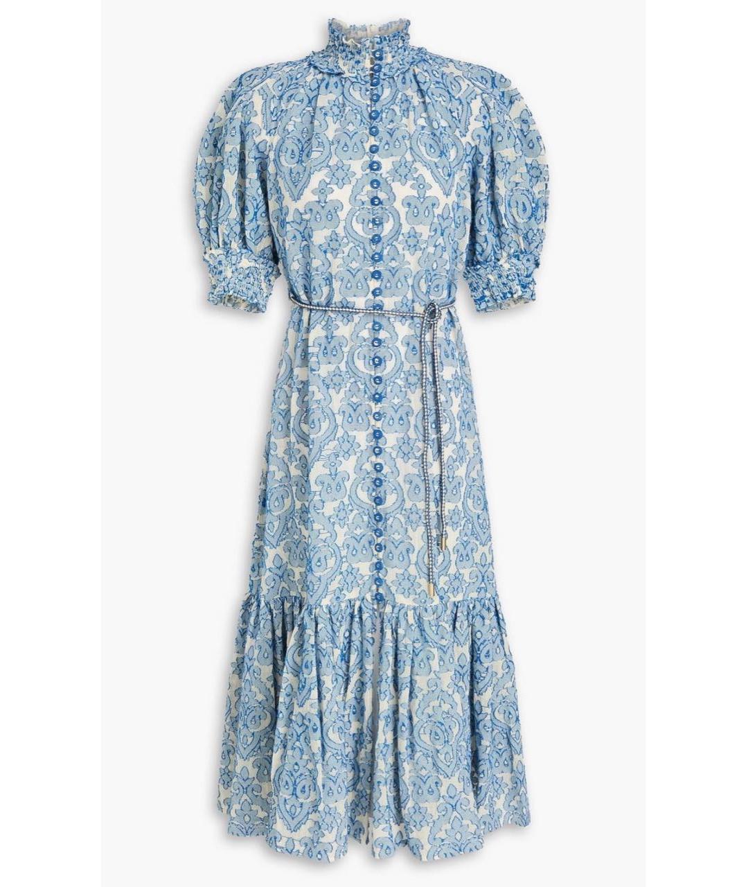 ZIMMERMANN Голубое повседневное платье, фото 8