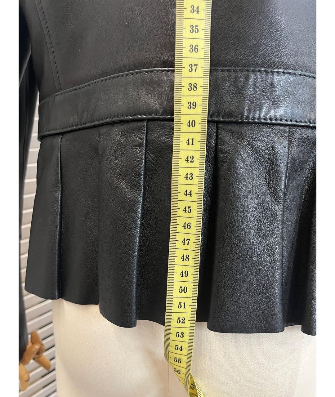 HUGO BOSS Черная кожаная куртка, фото 6