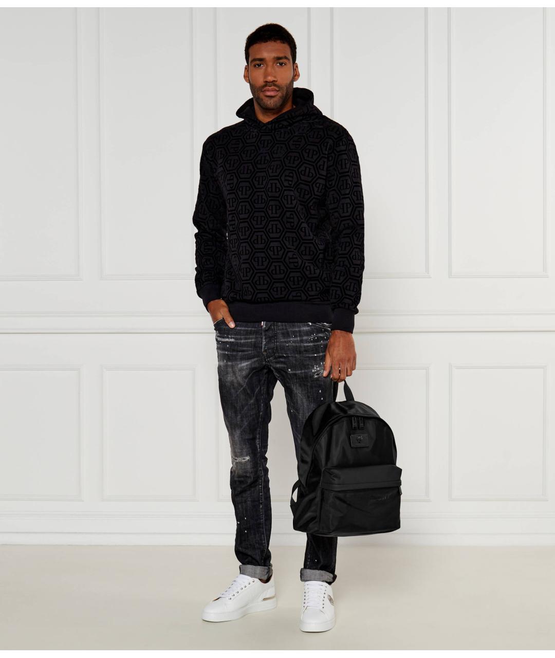 PHILIPP PLEIN Черный рюкзак, фото 6