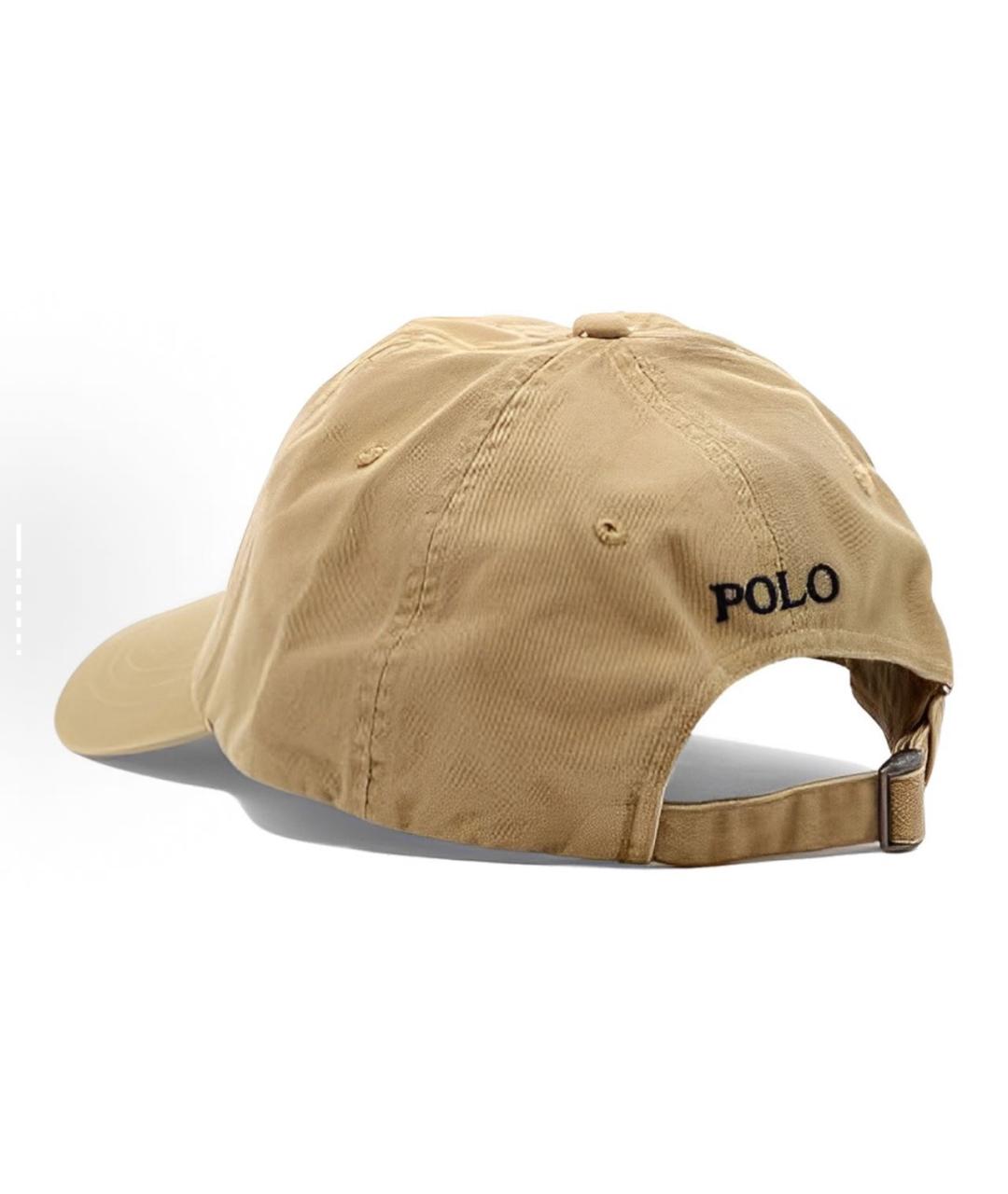 POLO RALPH LAUREN Бежевая кепка, фото 4
