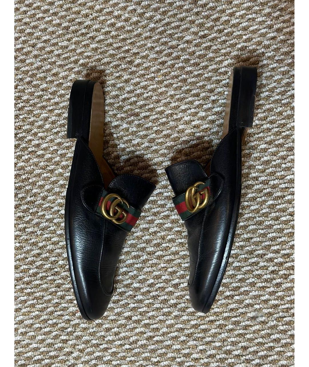 GUCCI Мульти кожаные лоферы, фото 7