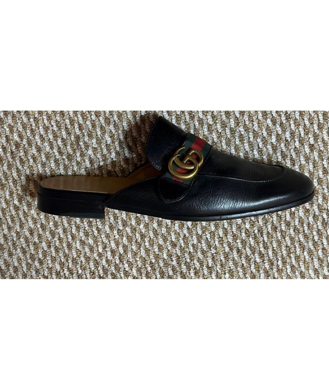 GUCCI Мульти кожаные лоферы, фото 9