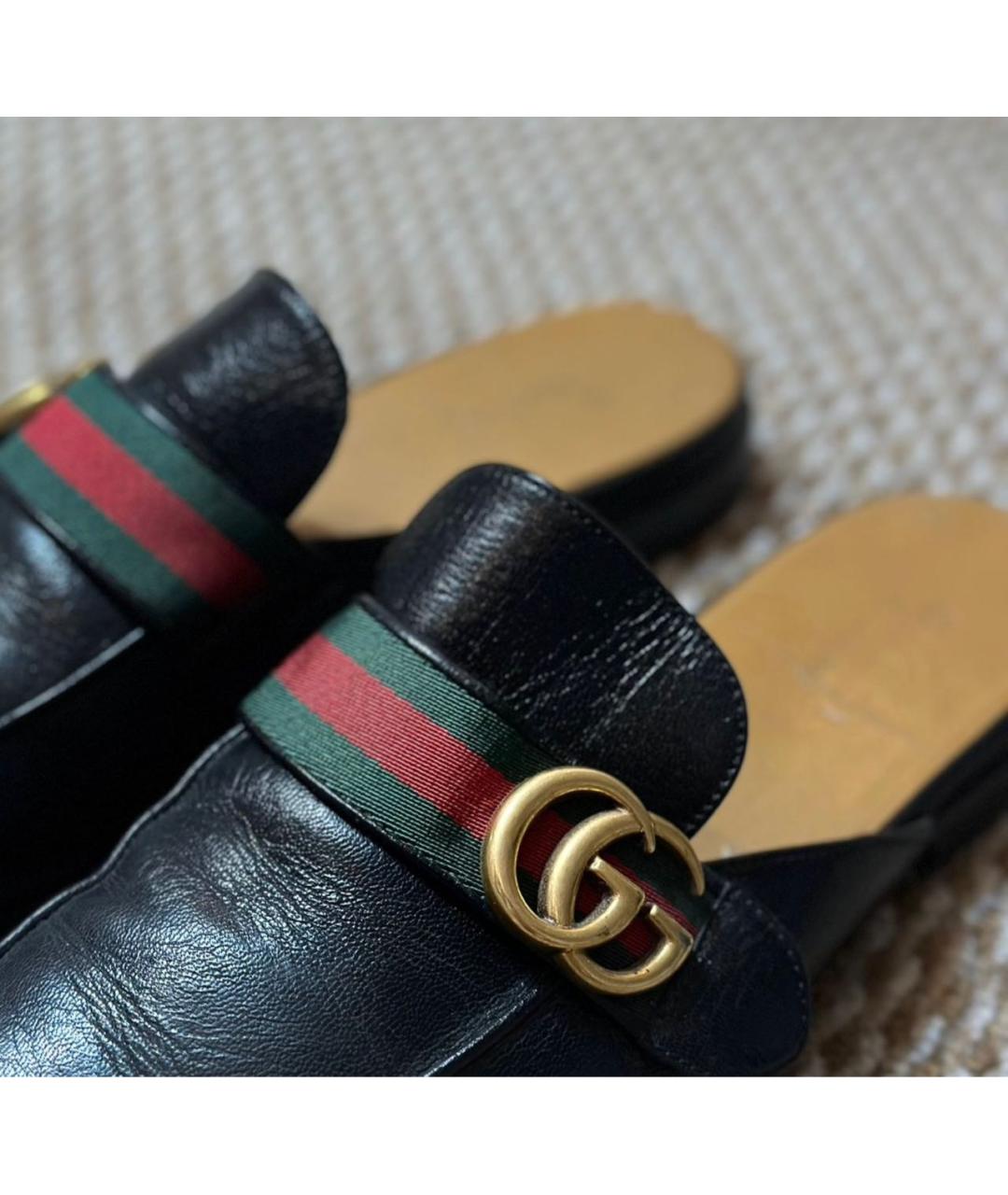 GUCCI Мульти кожаные лоферы, фото 5