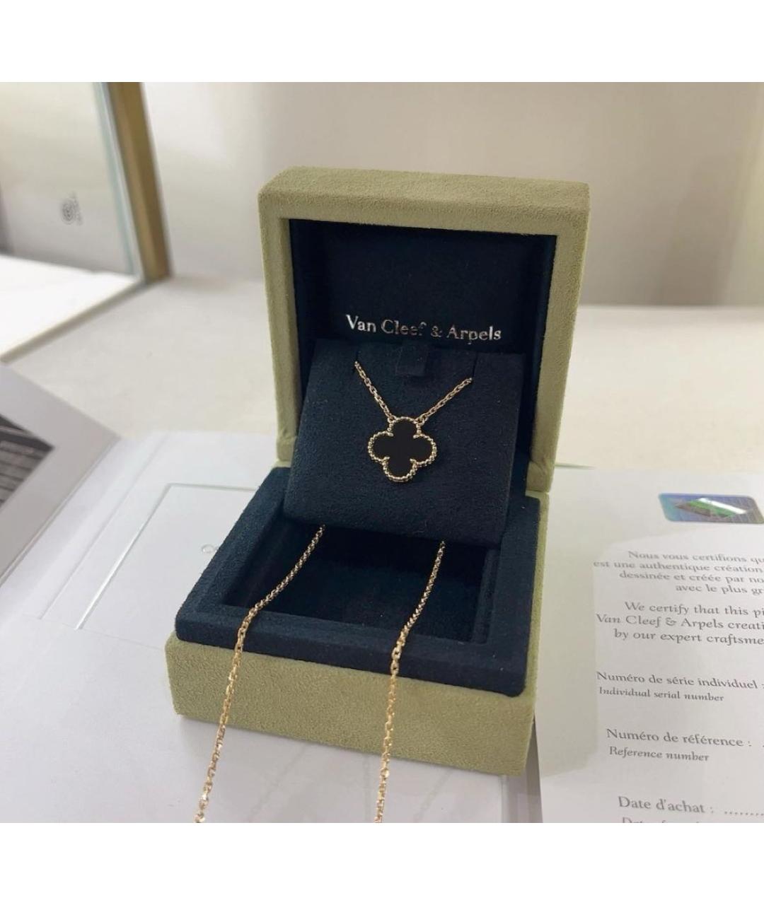 VAN CLEEF & ARPELS Черная подвеска, фото 4