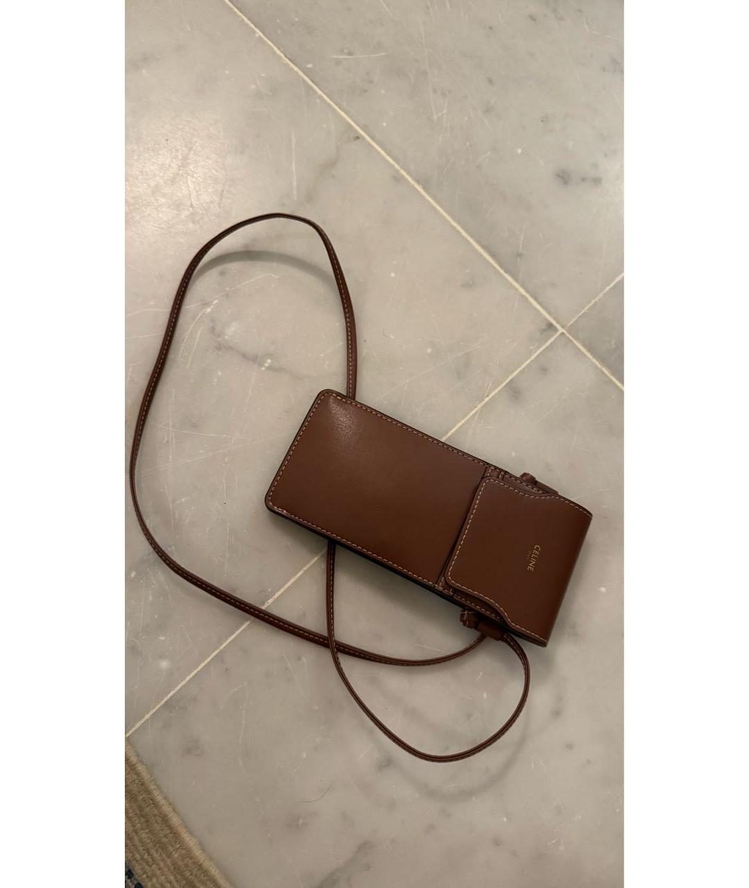 CELINE Золотые солнцезащитные очки, фото 8