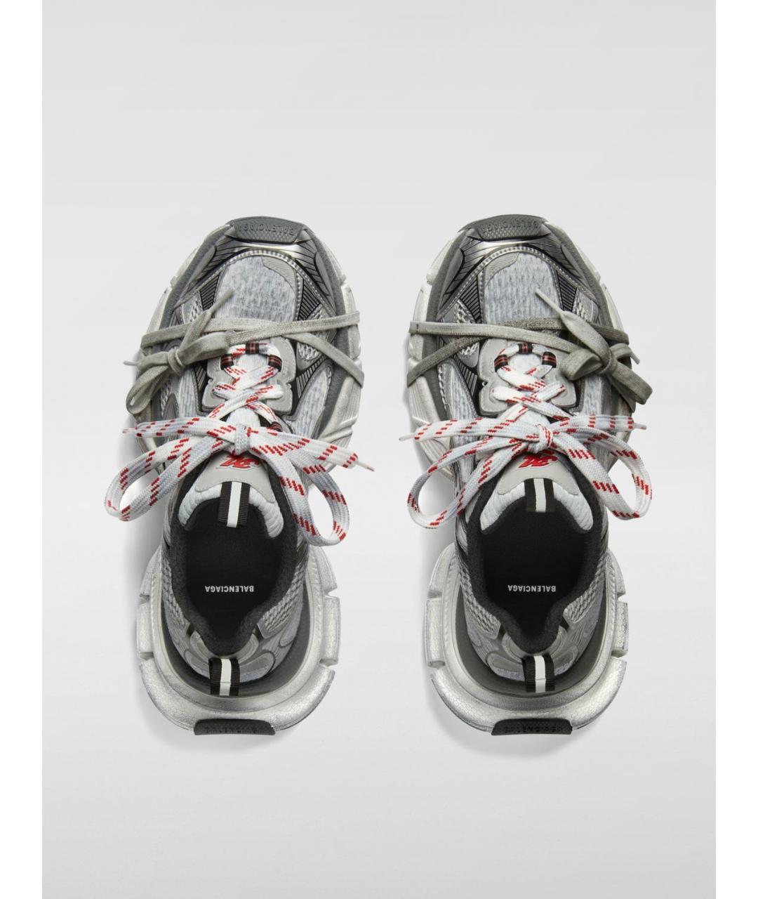 BALENCIAGA Серые кроссовки, фото 4