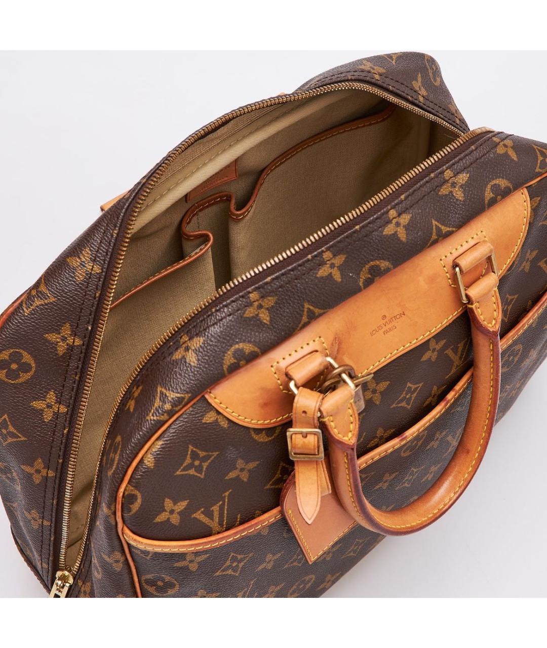 LOUIS VUITTON Коричневая сумка с короткими ручками, фото 4
