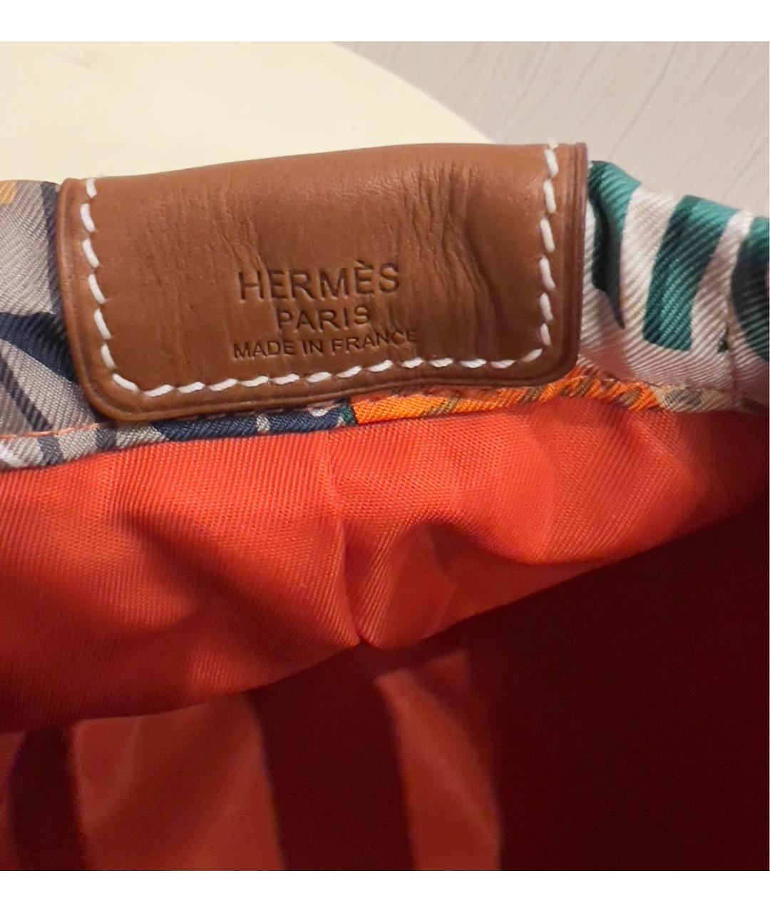 HERMES Мульти шелковая косметичка, фото 4