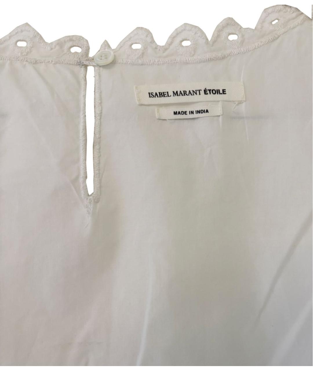 ISABEL MARANT ETOILE Белая хлопковая блузы, фото 3