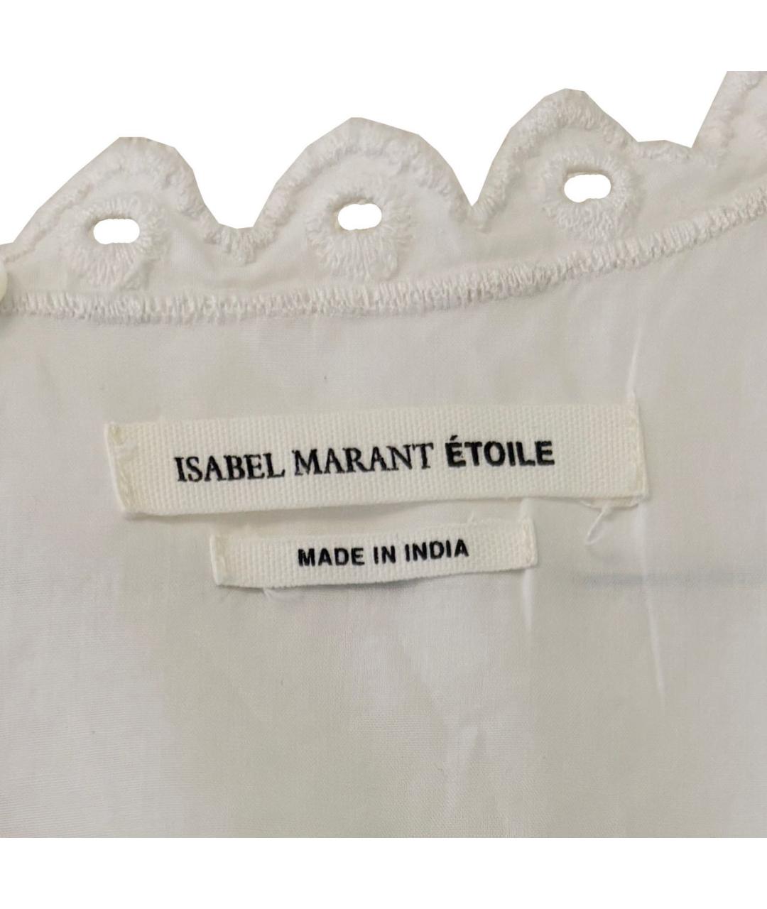 ISABEL MARANT ETOILE Белая хлопковая блузы, фото 6