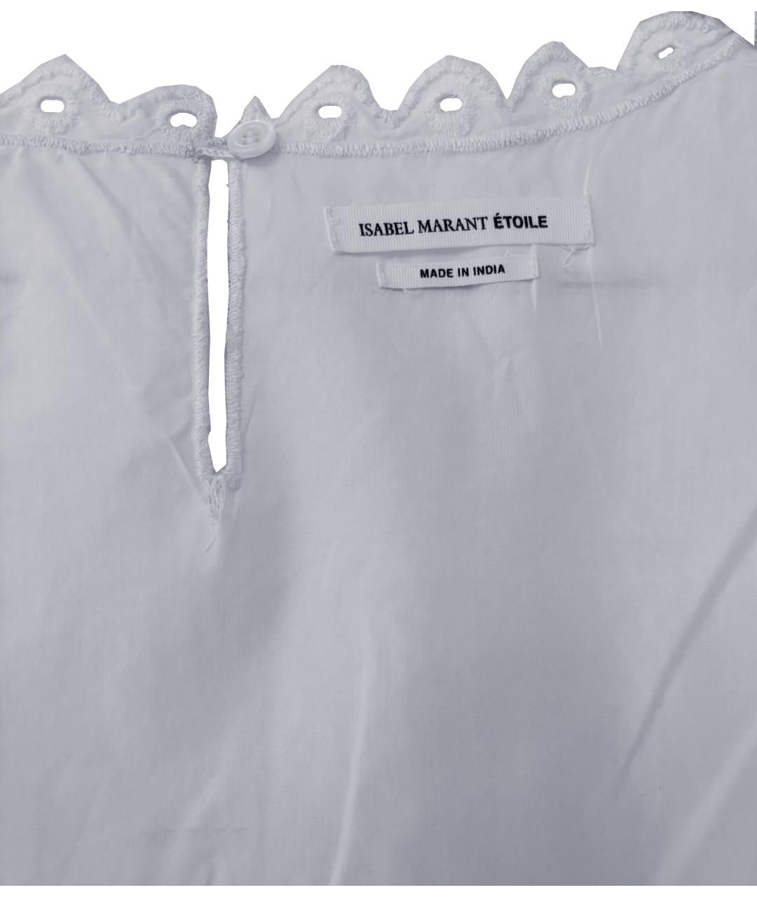 ISABEL MARANT ETOILE Белая хлопковая блузы, фото 3