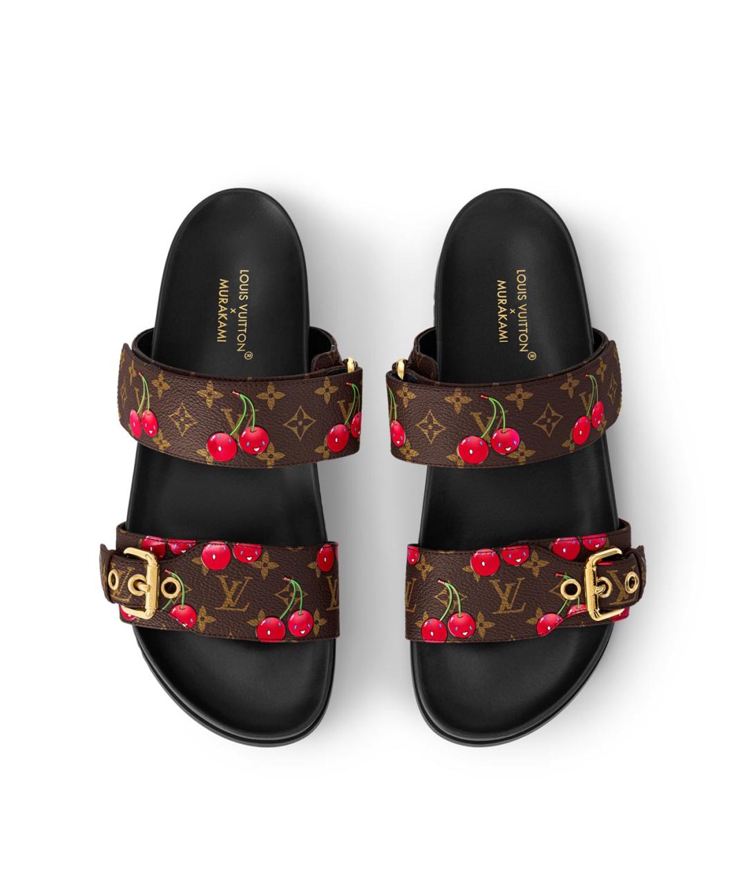 LOUIS VUITTON Коричневые сандалии, фото 3