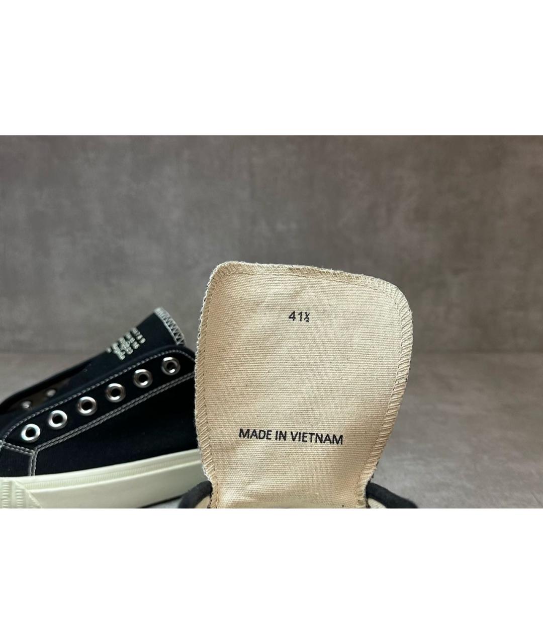 MAISON MARGIELA Черные кеды, фото 6