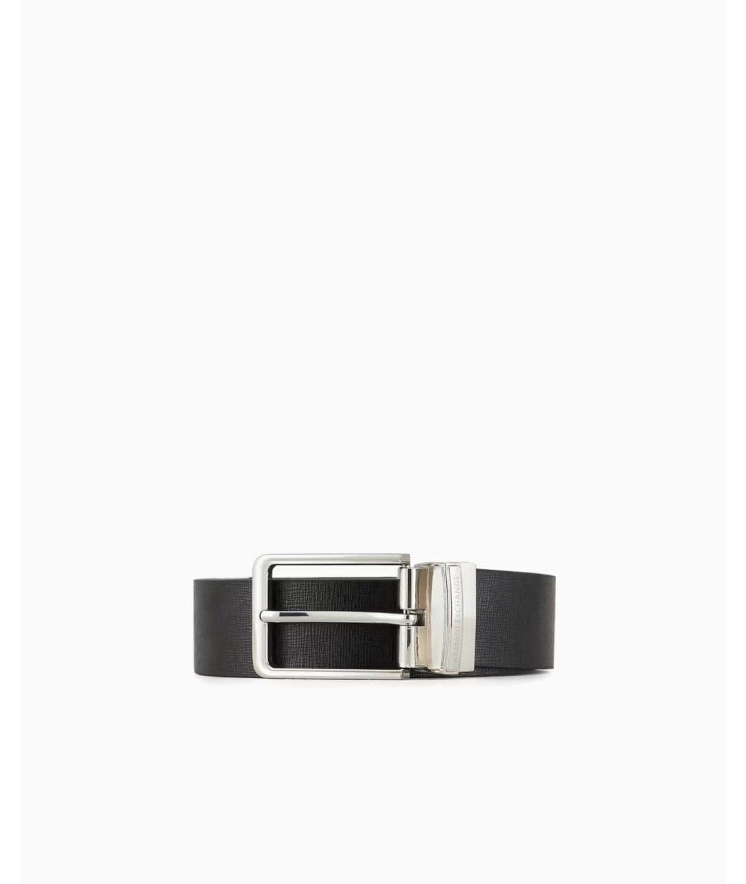 ARMANI EXCHANGE Черный кожаный ремень, фото 5