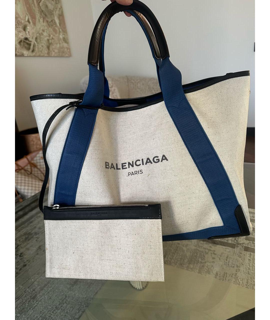BALENCIAGA Бежевая сумка тоут, фото 2