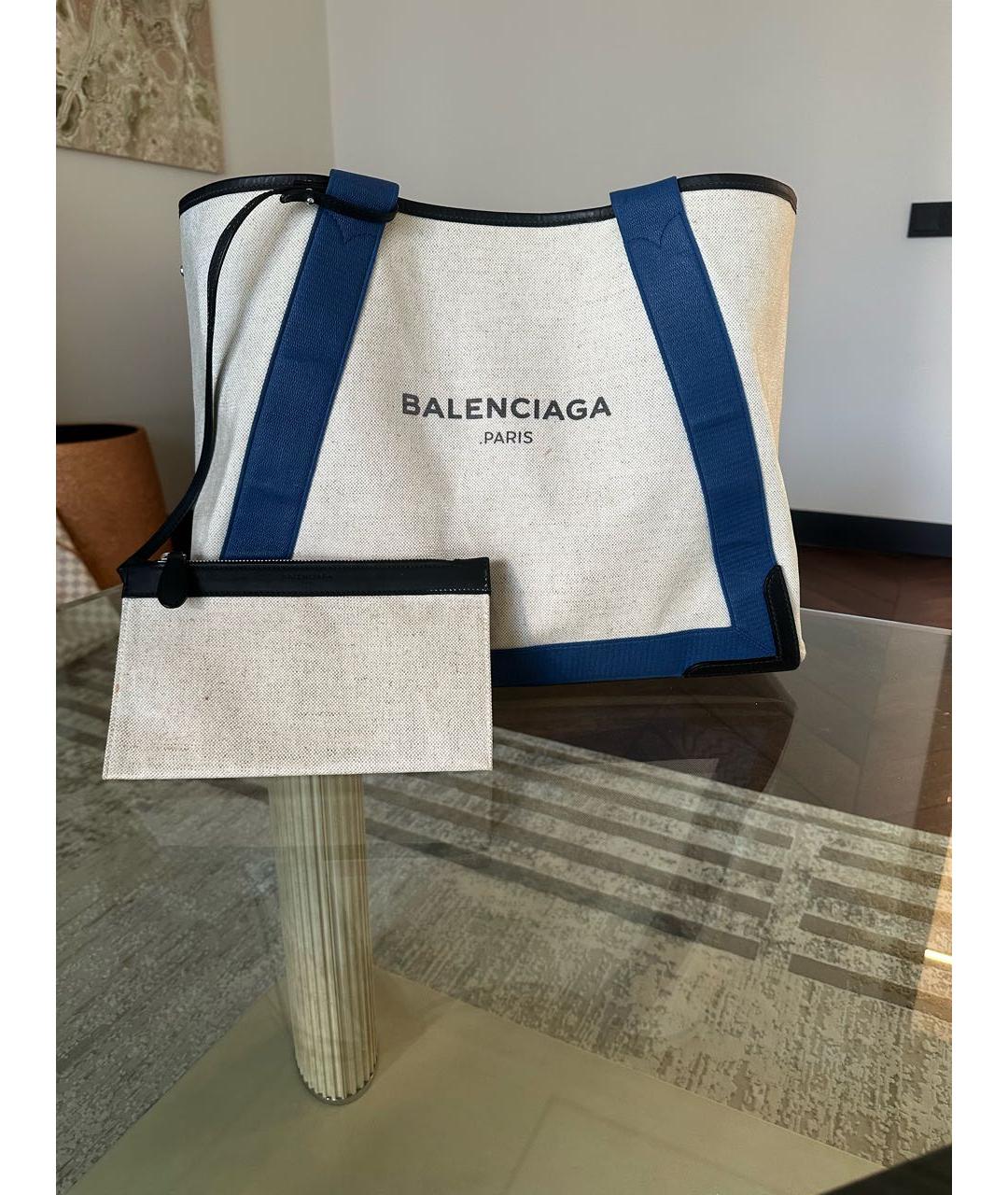 BALENCIAGA Бежевая сумка тоут, фото 9