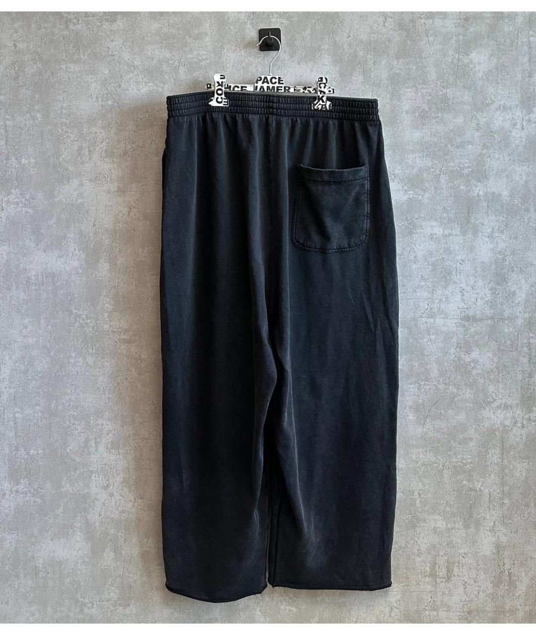 BALENCIAGA Антрацитовые спортивные брюки и шорты, фото 2
