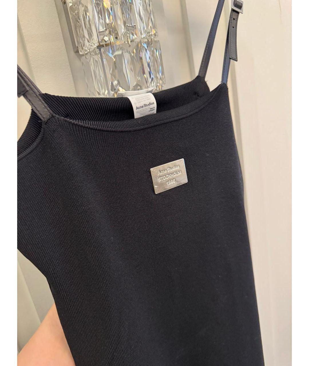 ACNE STUDIOS Черное повседневное платье, фото 7