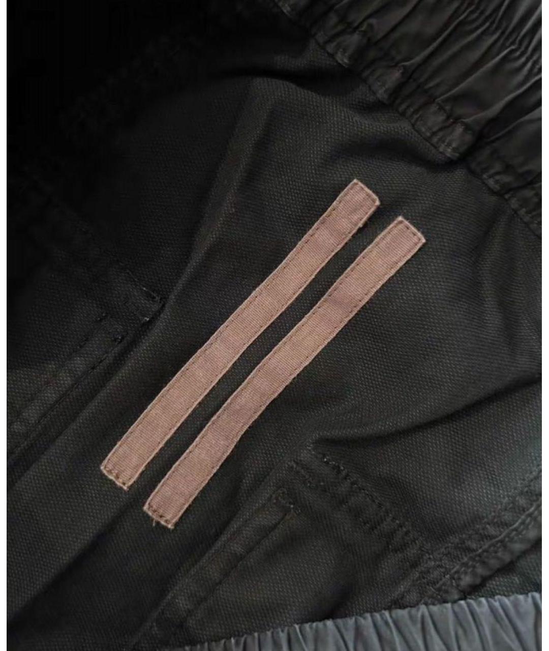 RICK OWENS Черные хлопковые шорты, фото 4