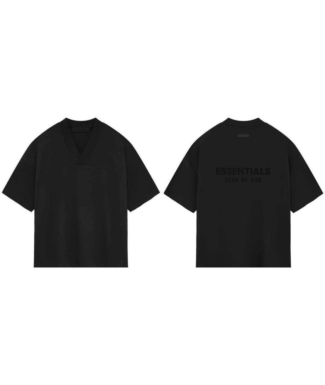 FEAR OF GOD ESSENTIALS Черная футболка, фото 3