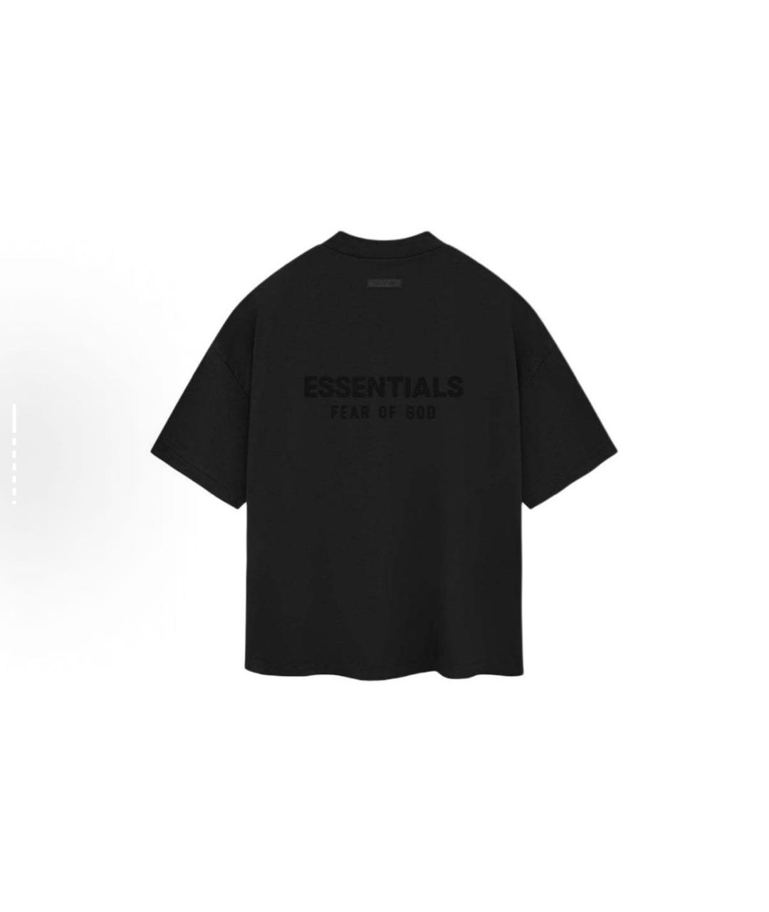 FEAR OF GOD ESSENTIALS Черная футболка, фото 2