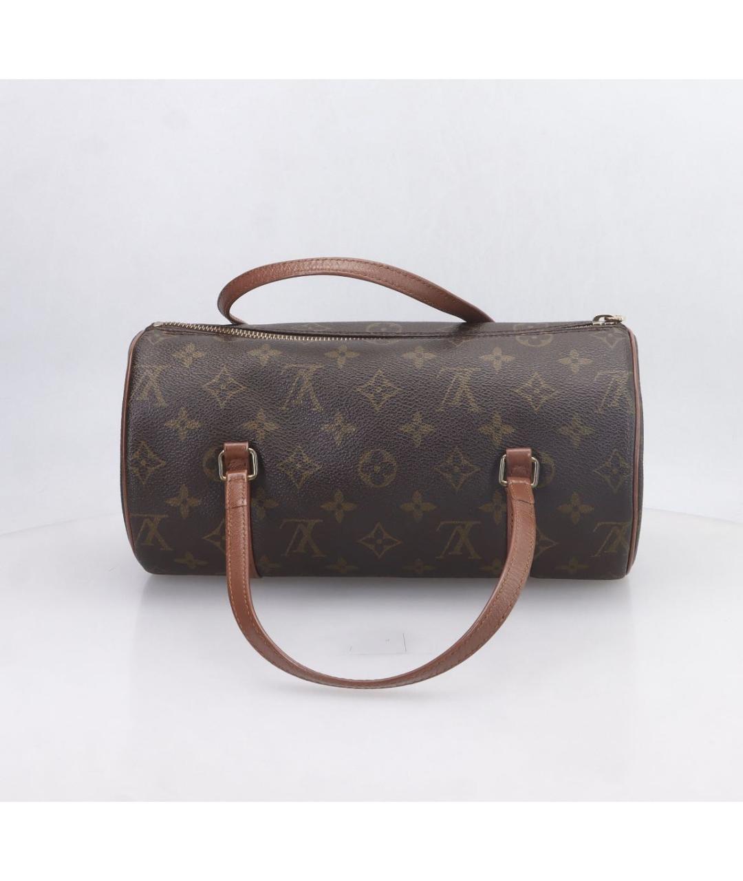 LOUIS VUITTON Коричневая сумка с короткими ручками, фото 3