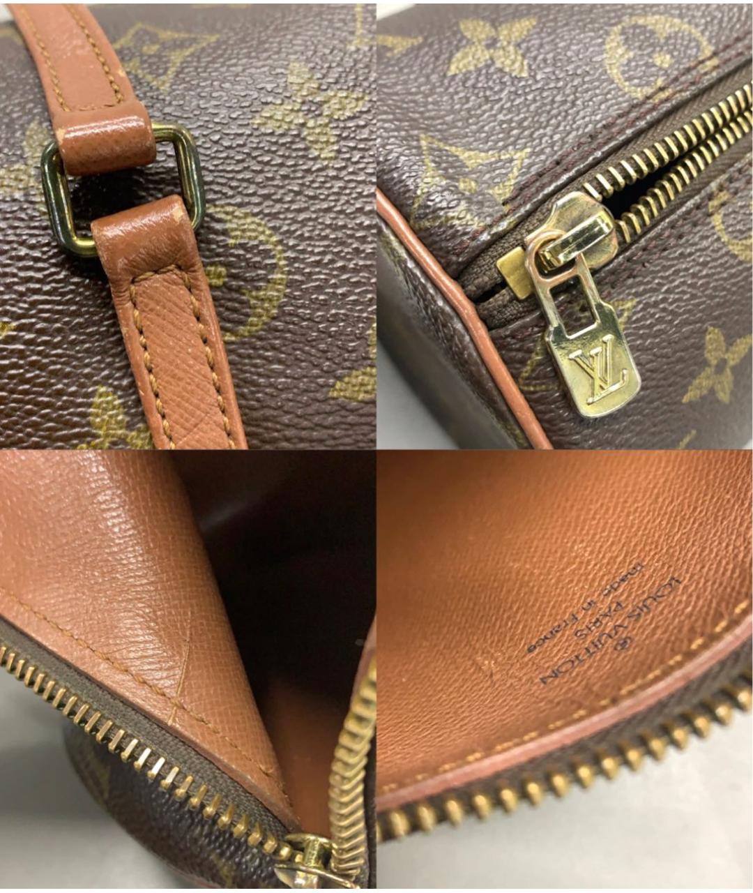 LOUIS VUITTON Коричневая сумка с короткими ручками, фото 8