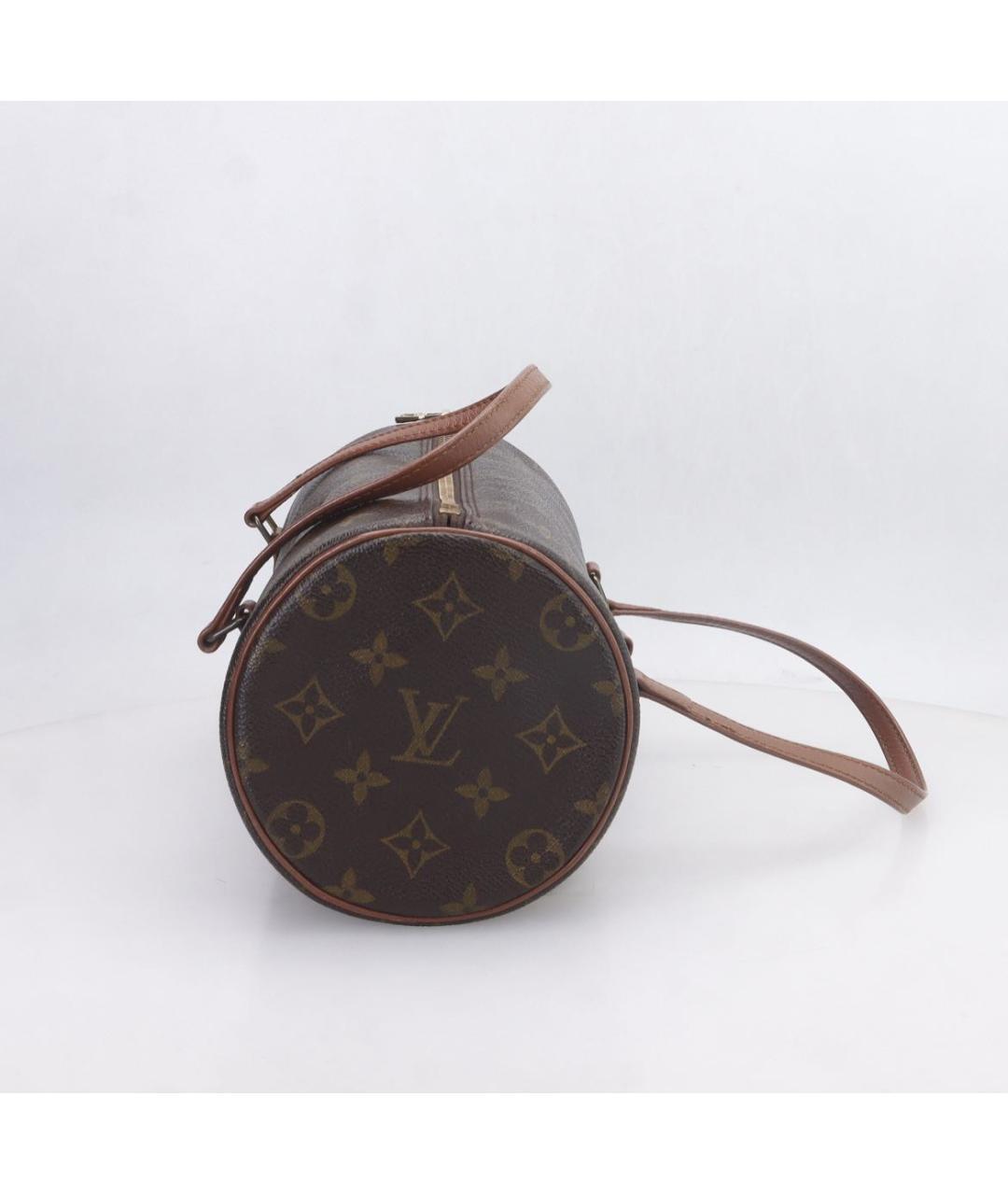 LOUIS VUITTON Коричневая сумка с короткими ручками, фото 4