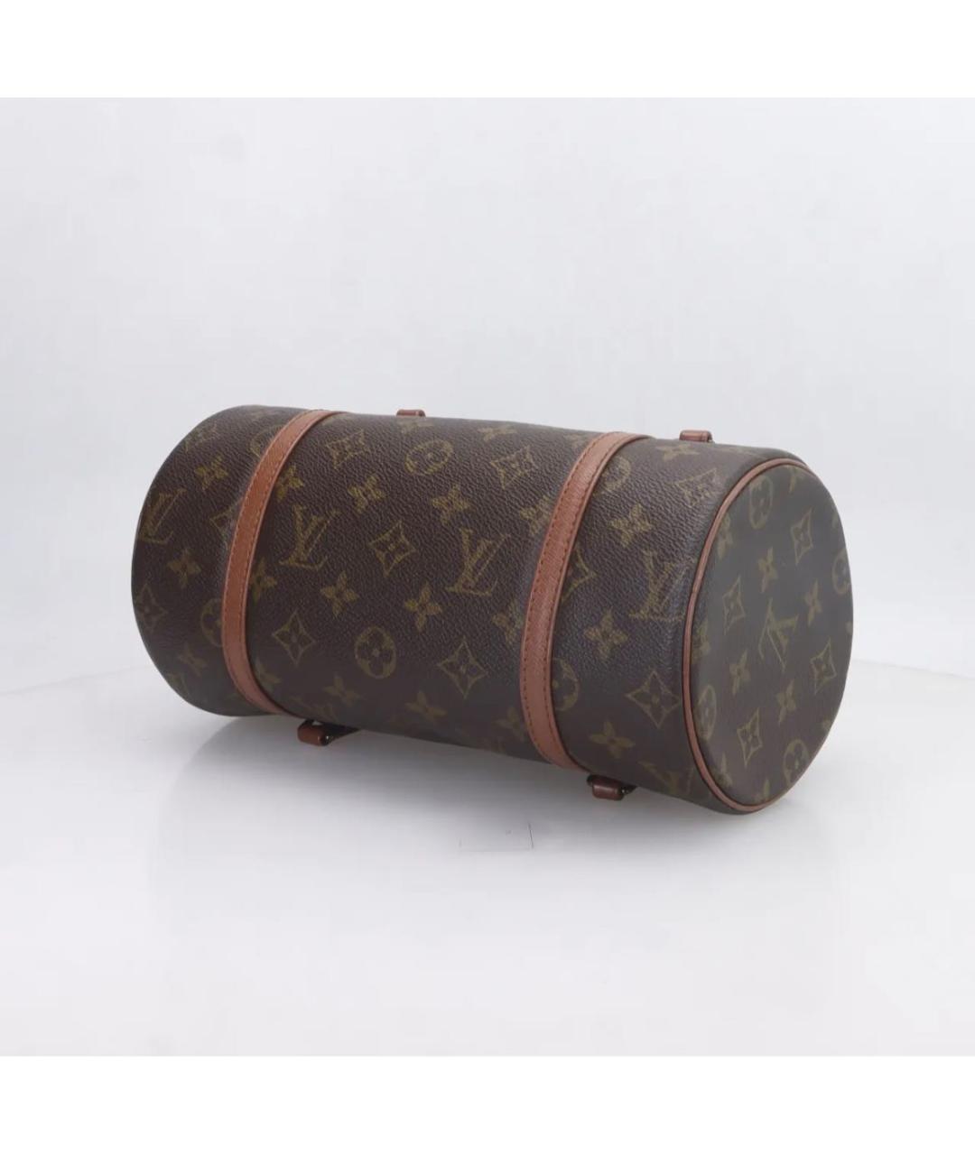 LOUIS VUITTON Коричневая сумка с короткими ручками, фото 6