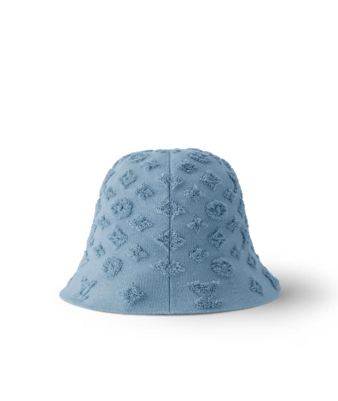 LOUIS VUITTON Голубая хлопковая панама, фото 3