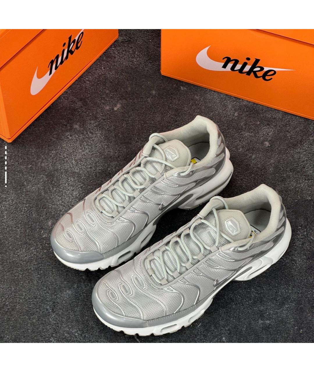 NIKE Серебряные низкие кроссовки / кеды, фото 2