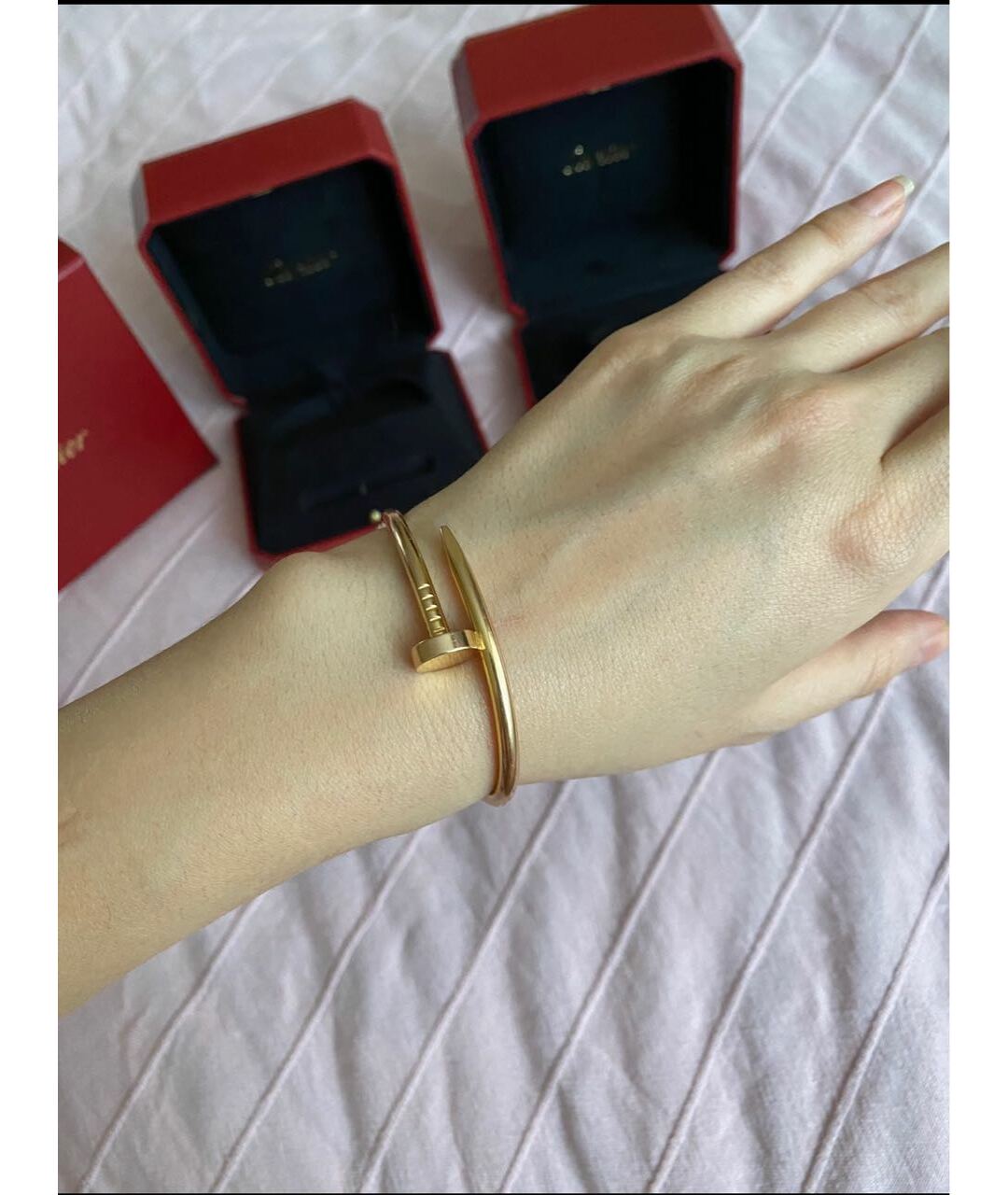 CARTIER Золотой браслет из розового золота, фото 3