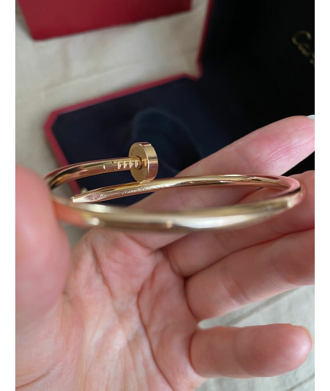 CARTIER Золотой браслет из розового золота, фото 8