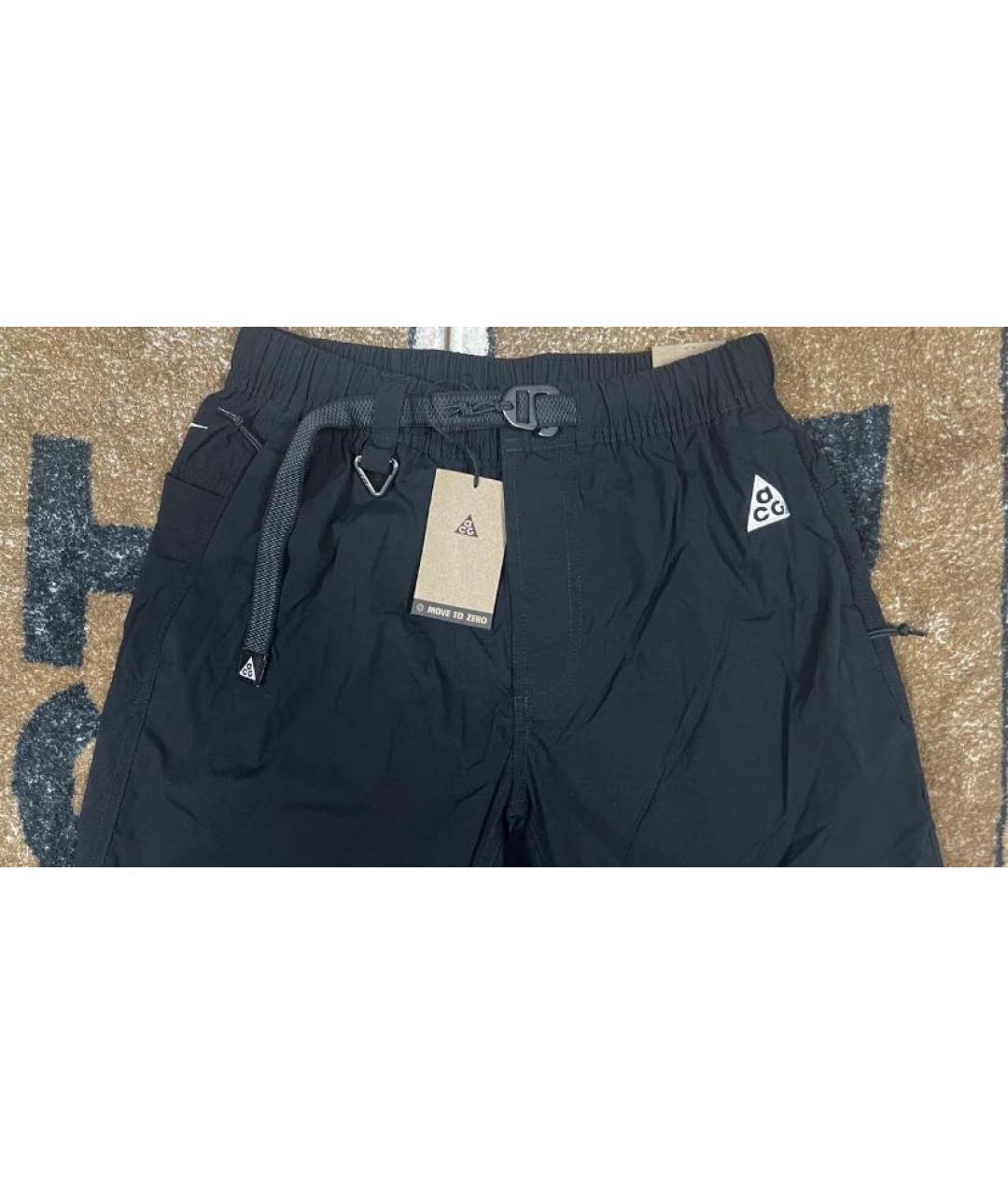 NIKE ACG Черные полиамидовые повседневные брюки, фото 5