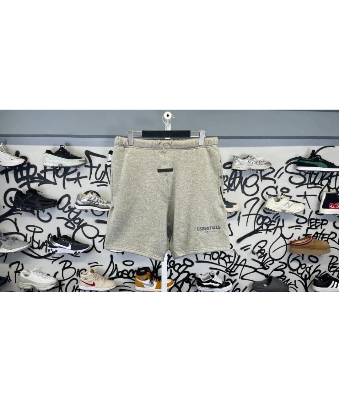 FEAR OF GOD ESSENTIALS Серые хлопковые шорты, фото 2