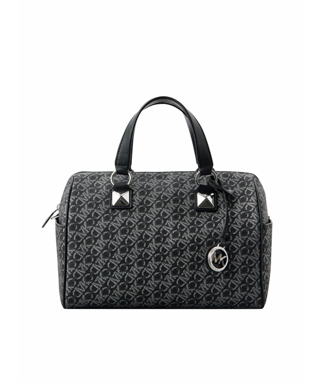 MICHAEL KORS Черная сумка с короткими ручками из искусственной кожи, фото 1