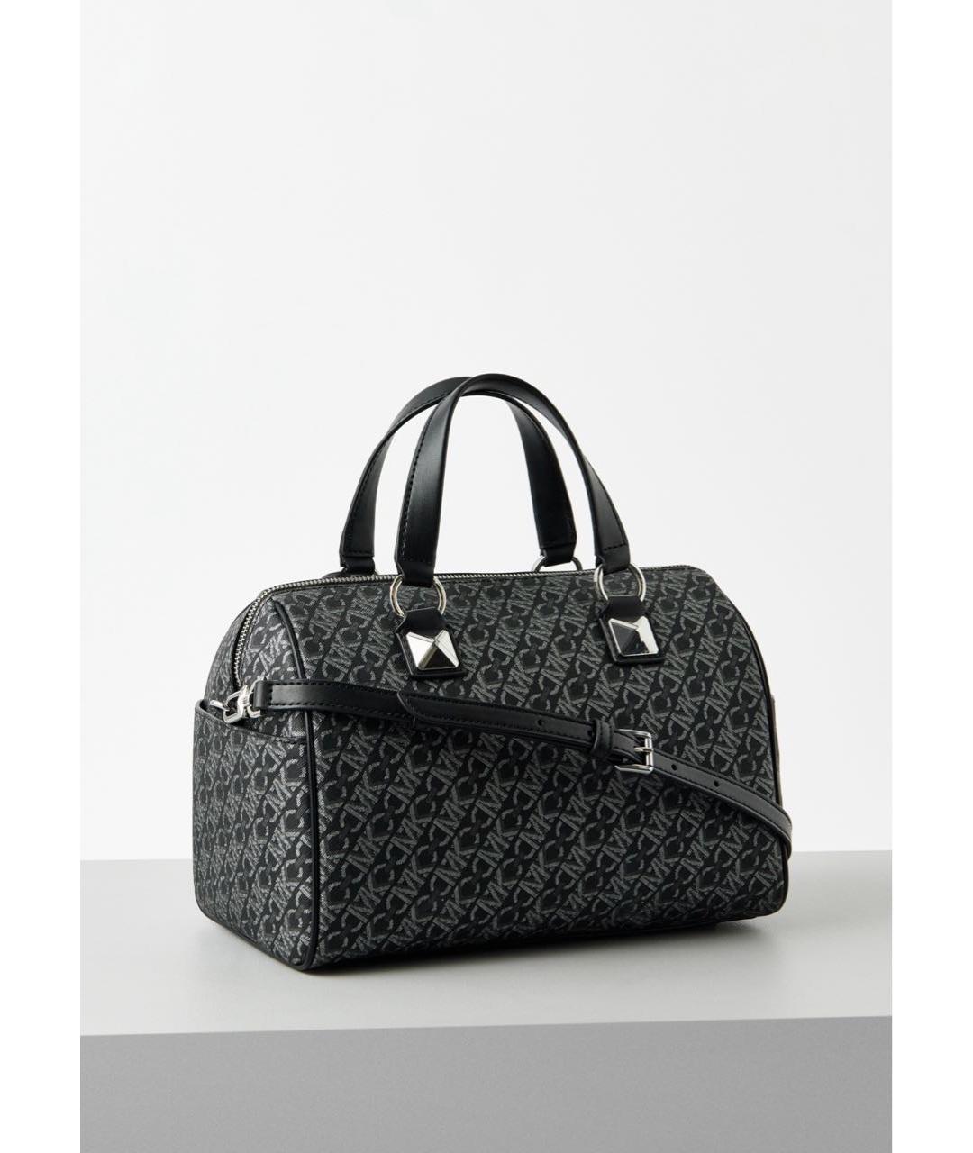 MICHAEL KORS Черная сумка с короткими ручками из искусственной кожи, фото 3