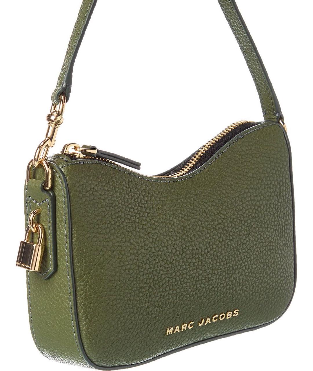 MARC JACOBS Хаки кожаная сумка через плечо, фото 2